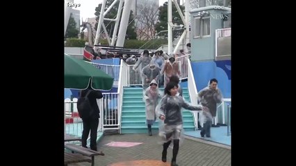 Japonya'da balistik füze tehdidine karşı tahliye tatbikatı yapıldı