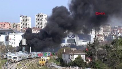 Haydarpaşa Garında Vagonlarda Yangın Çıktı