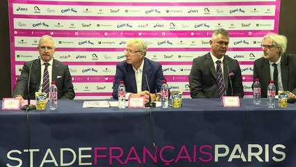 Rugby: le Stade Français présente son nouveau directeur sportif