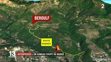 Alpes-Maritimes : un hameau coupé du monde après les intempéries