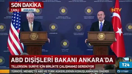 ABD Dışişleri Bakanı Tillerson: Türkiye&#39;nin sınır güvenliğini ciddiye alıyoruz