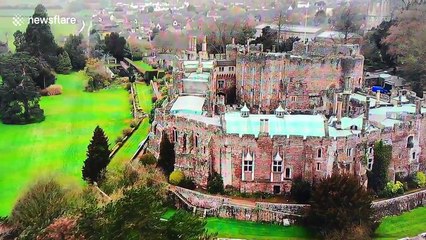 Spooky 'ghost rider' apparition on horse spotted at UK castle