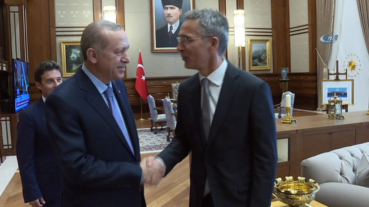 Cumhurbaşkanı Erdoğan, NATO Genel Sekreteri Jens Stoltenberg'i kabul etti