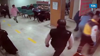 Doktor sedyenin üzerine çıktı; ameliyathaneye kadar kalp masajı yaptı