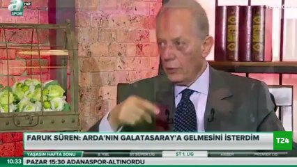 Faruk Süren&#39;den Arda Turan açıklaması