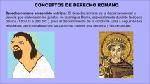 I Conceptos de derecho romano (IUS, FAS, AEQUITAS)