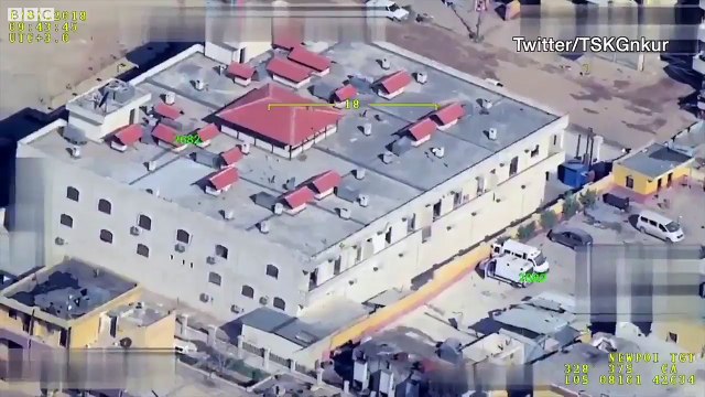 TSK, dün Afrin'de vurulduğu iddia edilen hastanenin görüntülerini yayınladı