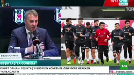 Fikret Orman&#39;dan Quaresma açıklaması: Disiplin kuralları uygulanacak