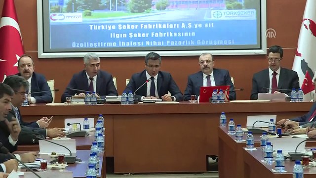 Ilgın Şeker Fabrikası'nın özelleştirilmesi ihalesi - ANKARA