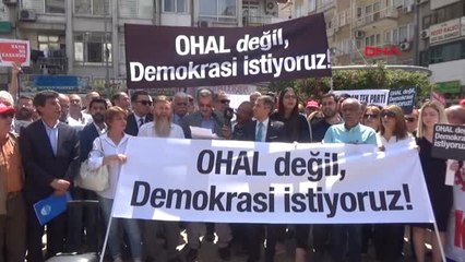 Mersin'de Ohal'e Karşı Oturma Eylemi