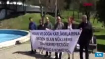 HDP'lilerden Akkuyu Nükleer Santrali protestosu