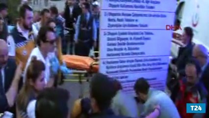 CHP&#39;li Kaftancıoğlu, hastane yangınında kalp krizi geçiren yurttaşa ilk müdahaleyi yaptı
