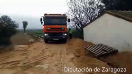 El Ebro inunda más de 3.000 hectáreas sólo en dos pueblos