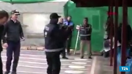 Muhtarlara kalaşnikoflarla atış eğitimi kameralara yansıdı