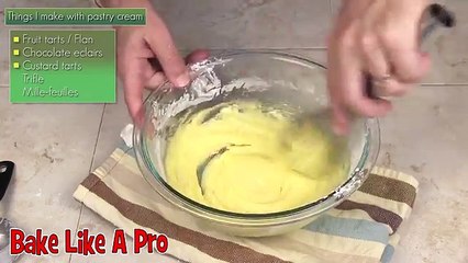 Easy, Authentic French Pastry Cream Recipe !