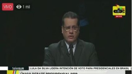 Inicia debate de candidatos paraguayos a la presidencia