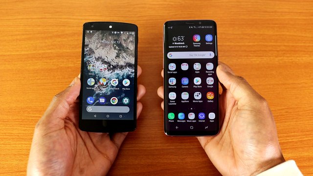 Nexus 5 Android 8.1 Vs Galaxy S9 Speed Test
