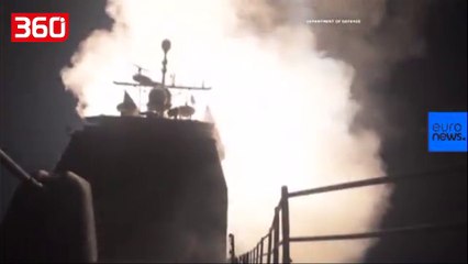 Ushtria amerikane nxjerr videot sesi u bë bombardimi në Siri me raketa Tomahawk (360video)