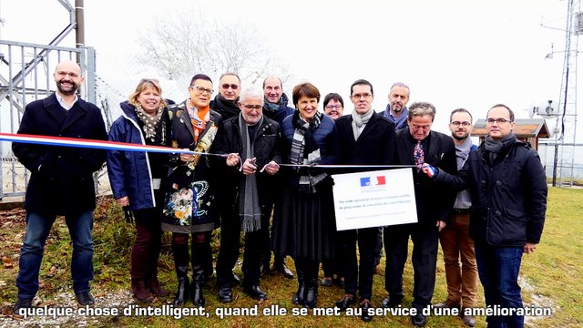 Inauguration d'un pylône multi-opérateurs à Arc-sous-Cicon (Doubs)