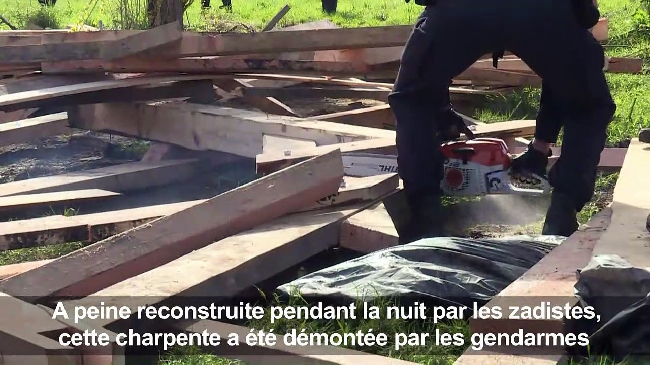 NDDL: les gendarmes détruisent, les zadistes reconstruisent