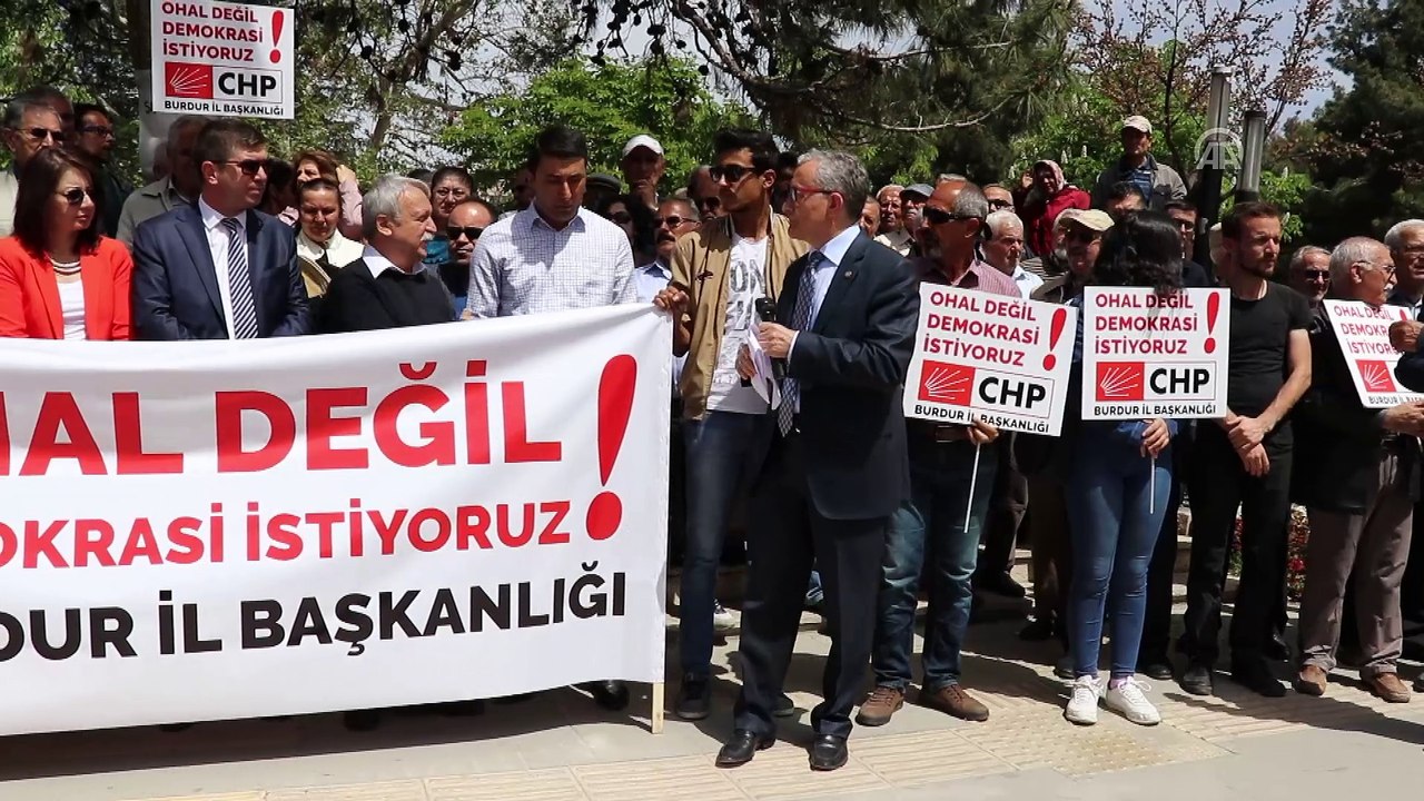 CHP'nin oturma eylemi - BURDUR