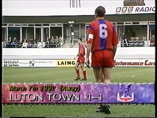 Luton Town - Crystal Palace 07-03-1992 Division One