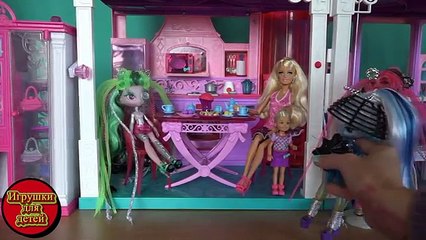 Видео с куклами Novi Stars, серия 467, телепорт шкаф для Барби, Нови Старс прощаются и улетают