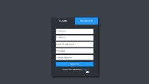 Login And Registration  Form Design Using HTML, CSS and Javascript (Web Designing)