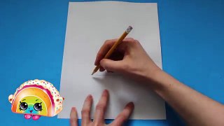 How to Draw Shopkins Season 1 Rainbow Bite Step By Step Easy | Toy Caboodle