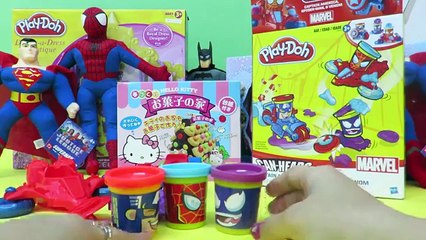 Play-Doh Can-Heads Marvel Featuring Spiderman, Venom And Captain America