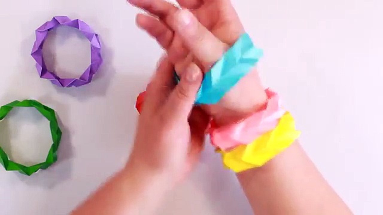 DIY Браслет из бумаги за 5 минут