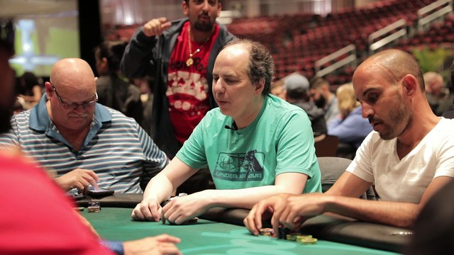 Allen Kessler is all mic'd up at WPT Thunder Valley