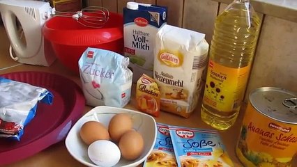 How to make fruit cake with pineapple / Ananastorte - Kochen mit Diana