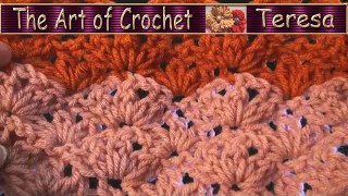 How to make Crochet Cluster Shell #Lace