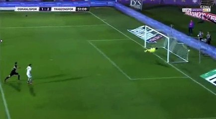 Musa Cagiran Goal HD -  Osmanlispor	1-2	Trabzonspor 16.04.2018