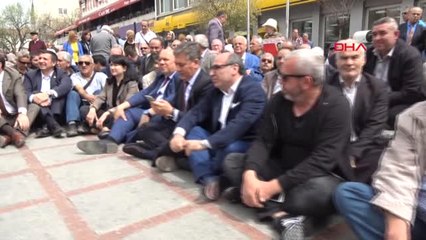 Edirne-Chp'liler Trakya'da Oturma Eyleminde Bulundu