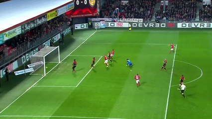 Gaetan Charbonnier Goal HD - Brest	1-0	Lorient 16.04.2018