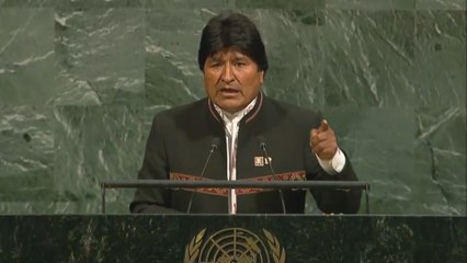 Evo Morales pide combatir el capitalismo para proteger la Tierra