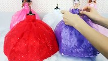 Disney Moana Queen Elsa Anna Barbie Doll Dress & Clothes boneca vestido e roupasバービーエルサ人形 ドレス服