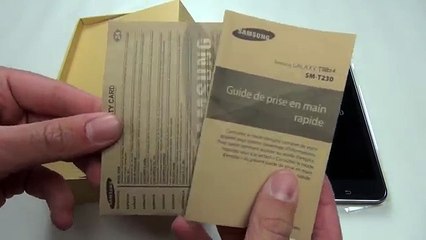 Déballage (UNBOXING) et première utilisation de la Samsung Galaxy Tab 4 7.0 | Français HD