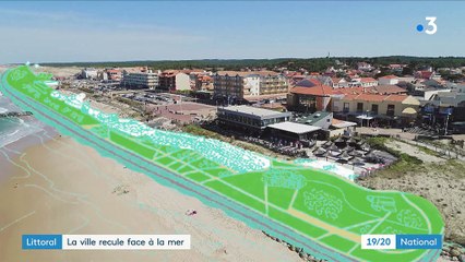 Environnement : Lacanau envisage de reculer son front de mer