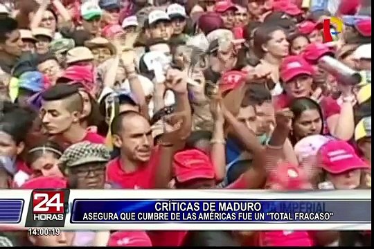 Venezuela: Nicolás Maduro denuncia un plan internacional contra las elecciones en su país