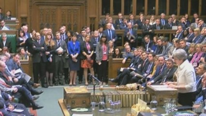 May defiende la legalidad del ataque en Siria por razones humanitarias