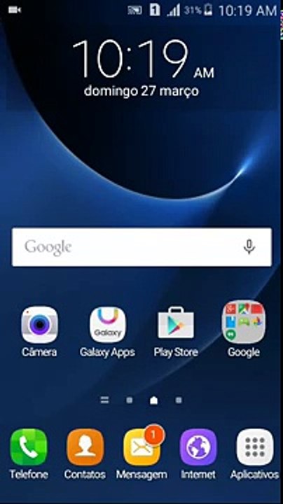 SystemUI s7 - tela de bloqueio e notificações