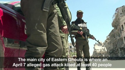 Syria regime organises press tour of Eastern Ghouta's Douma