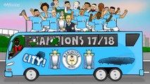 WHO WON THE LEAGUE? CITY! CITY! Man City - CHAMPIONS song, 2017-2018