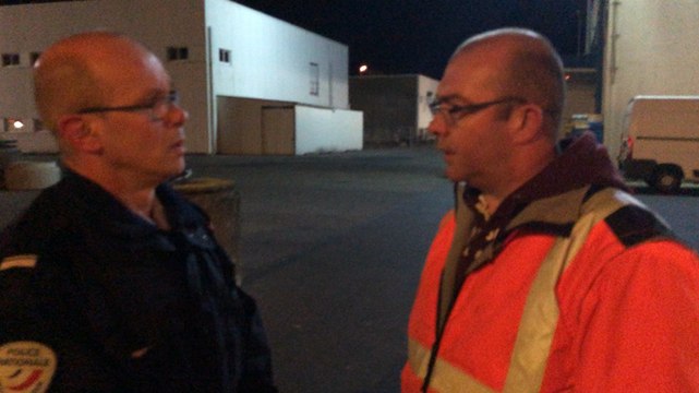 Les dockers de Lorient en colère