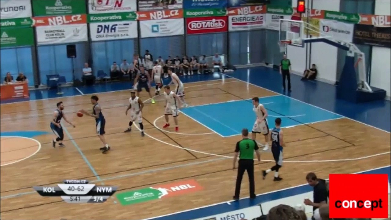 Czech Basketball: Kolin vs. Nymburk 2018 Czech NBL Season Full Game (14.4.18) [2/2]