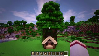 Minecraft: How To Build A Tree House Tutorial (EASY!)