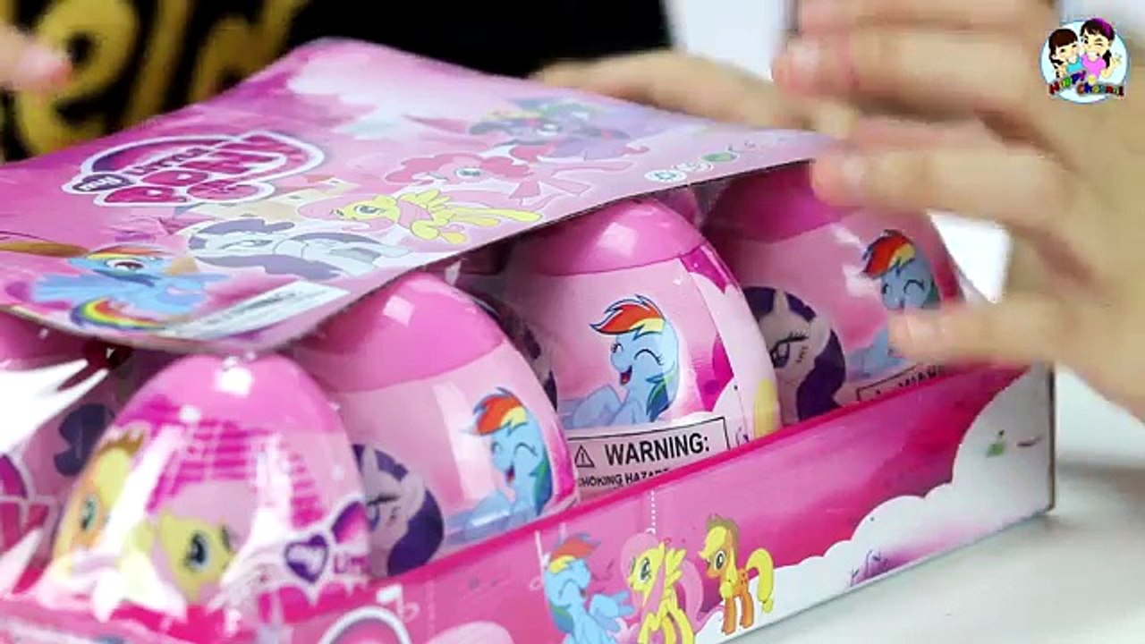 ไข่เซอร์ไพรส์ ม้าโพนี่ surprise egg พี่ฟิล์ม น้องฟิวส์ Happy Channel